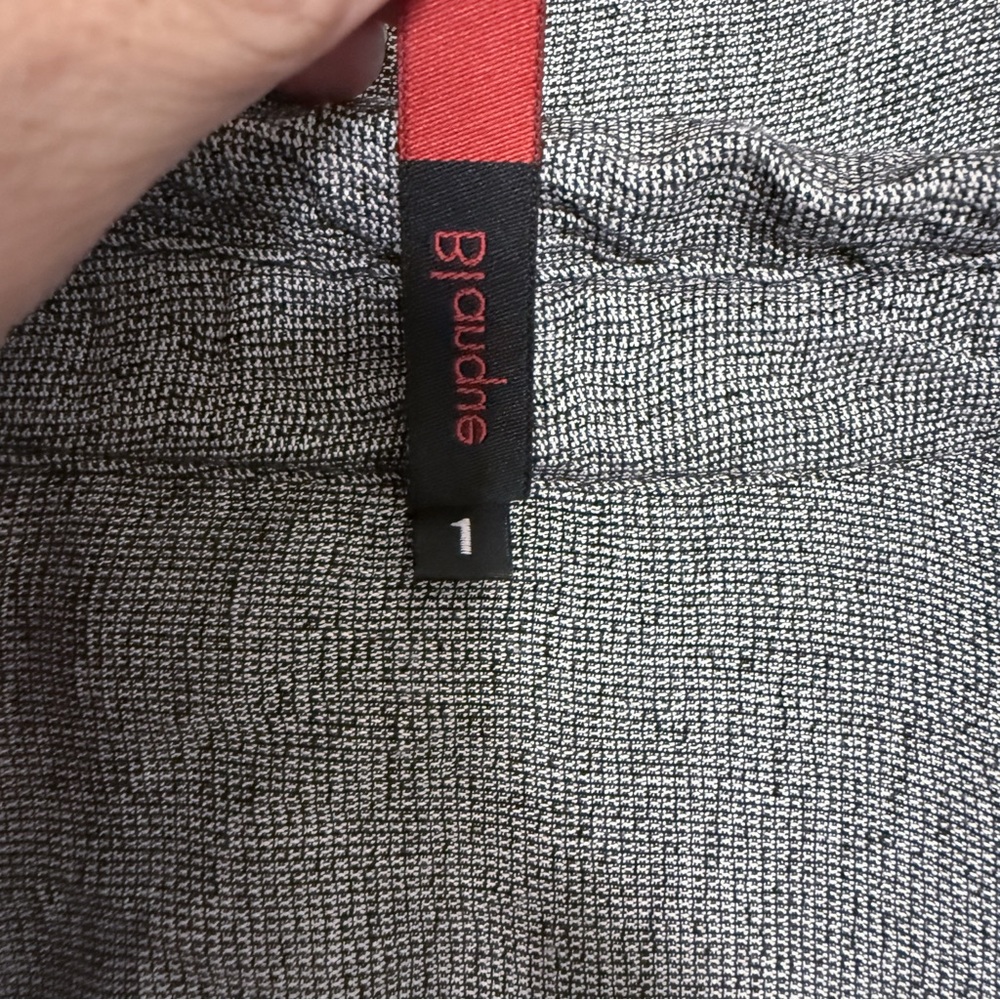 Blanque Black White Button Up Collared Oversized … - image 8